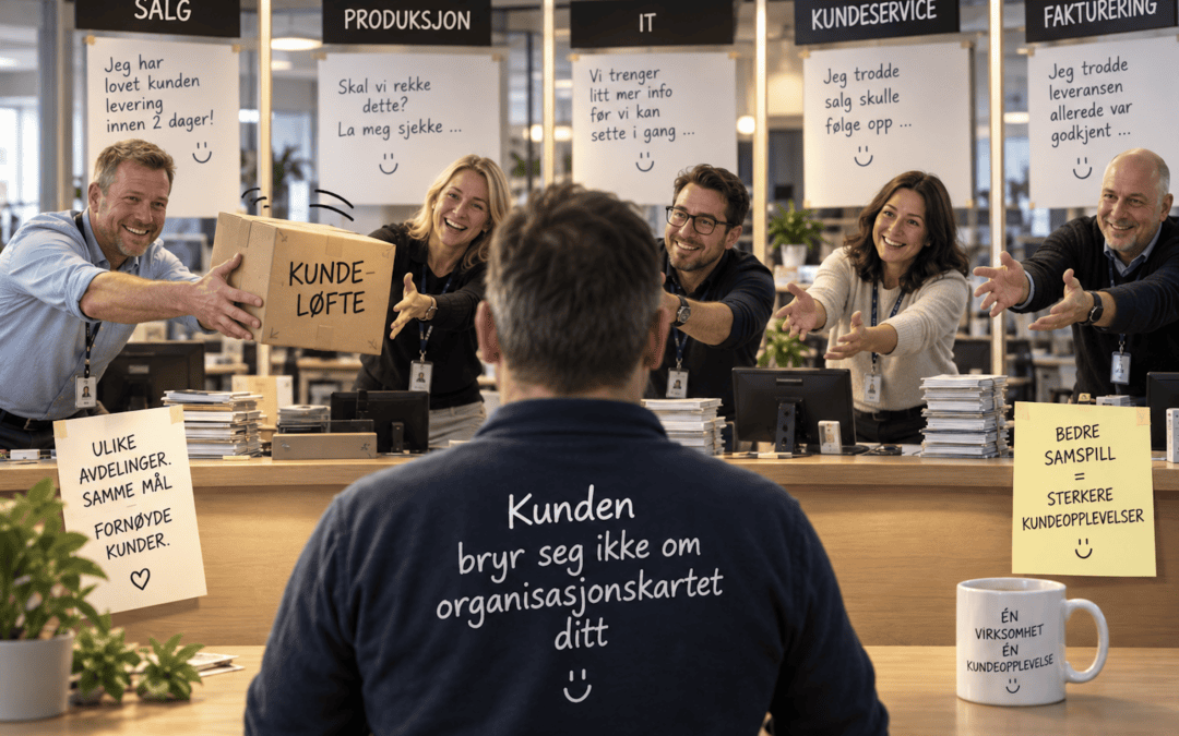 Kunden bryr seg ikke om organisasjons-kartet ditt